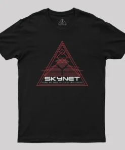 Skynet Red Line Geek T-Shirt