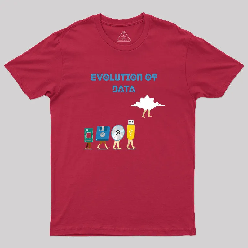 Data Evolution Data Pun Data Scientist Geek T-Shirt - Image 5