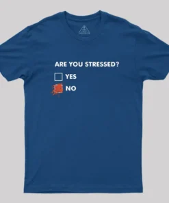 Alternative view of Are You Stressed? Geek T-Shirt