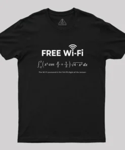 Free WiFi Geek T-Shirt