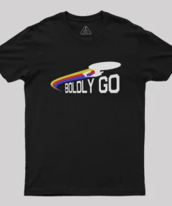 Alternative view of Boldly Go Geek T-Shirt