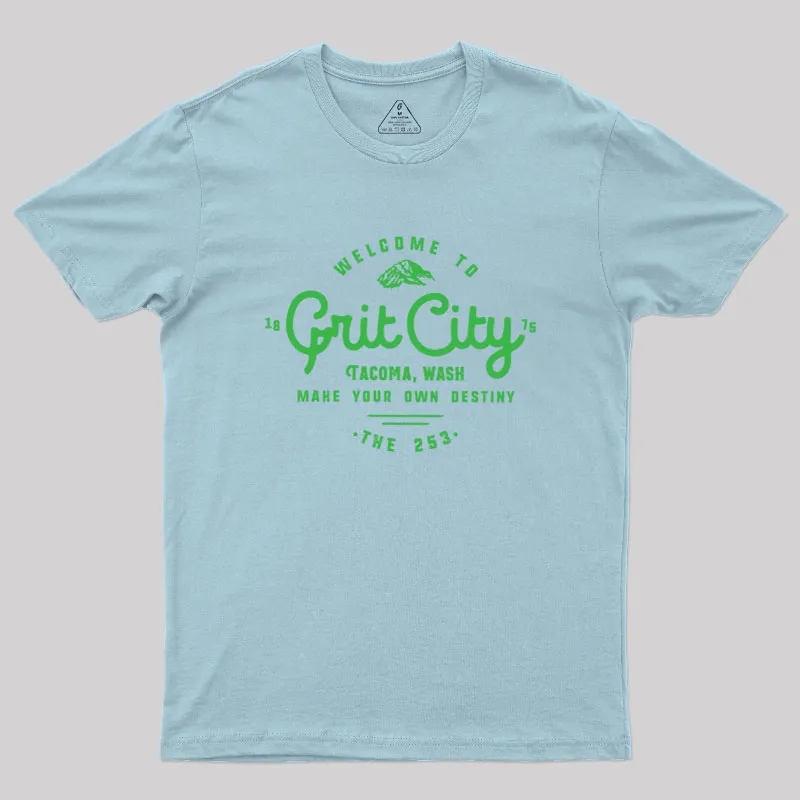 Grit City Tacoma Washington Geek T-Shirt - Image 8