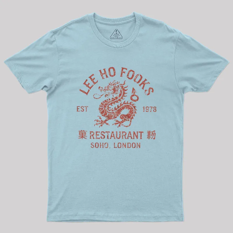 Lee Ho Fooks Chinese Restaurant Soho London Geek T-Shirt - Image 6