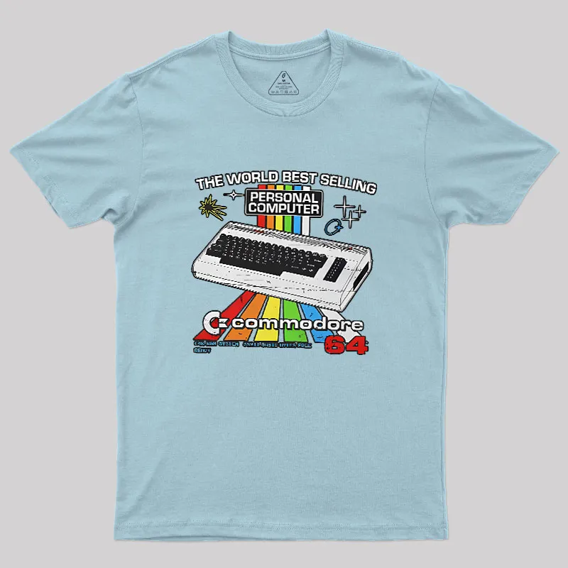 Retro Games Commodore 64 Personal Computer Geek T-Shirt - Image 10