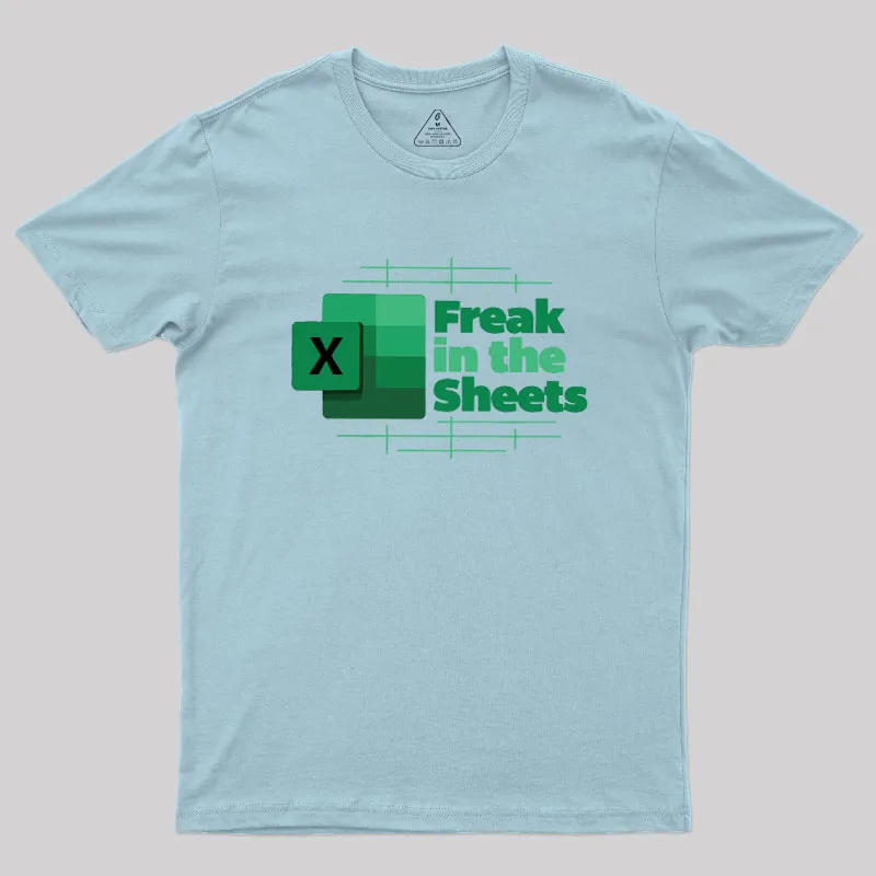 Freak in the Sheets Green Design Geek T-Shirt - Image 6