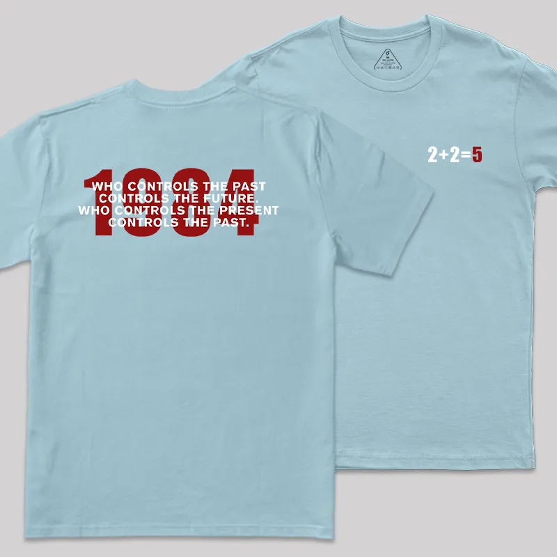 1984 Front and Back Printed Geek T-Shirt - Image 9
