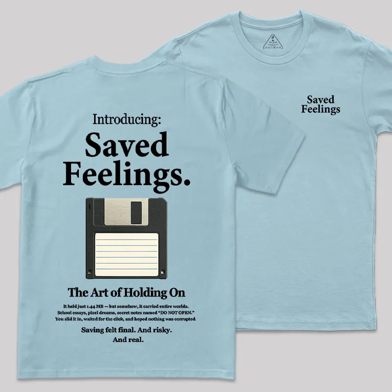 Saved Feelings Front and Back Printed Geek T-Shirt - Image 8