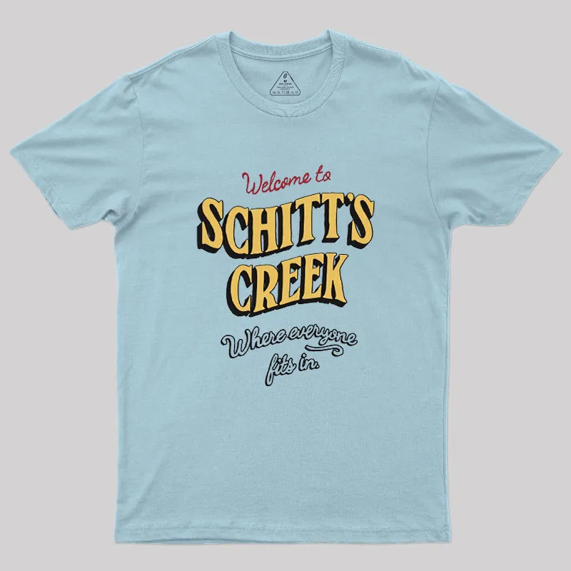 Schitt's Creek Welcome Sign Geek T-Shirt - Image 6