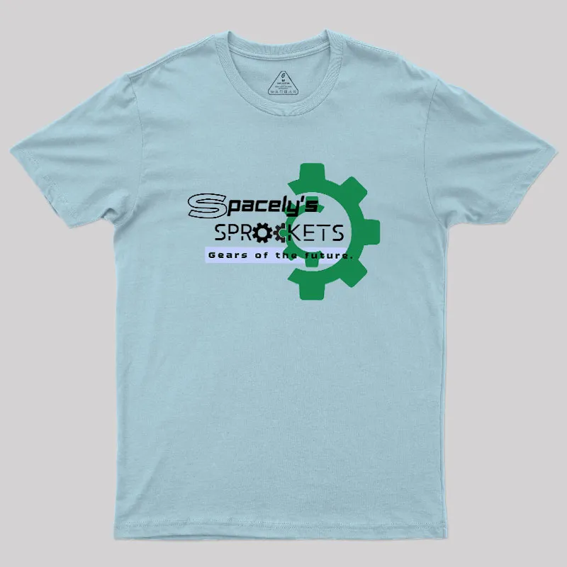 Spacely's Sprockets Futuristic-Retro Geek T-Shirt - Image 7