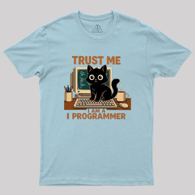 Programmer Cat Geek T-Shirt - Image 7