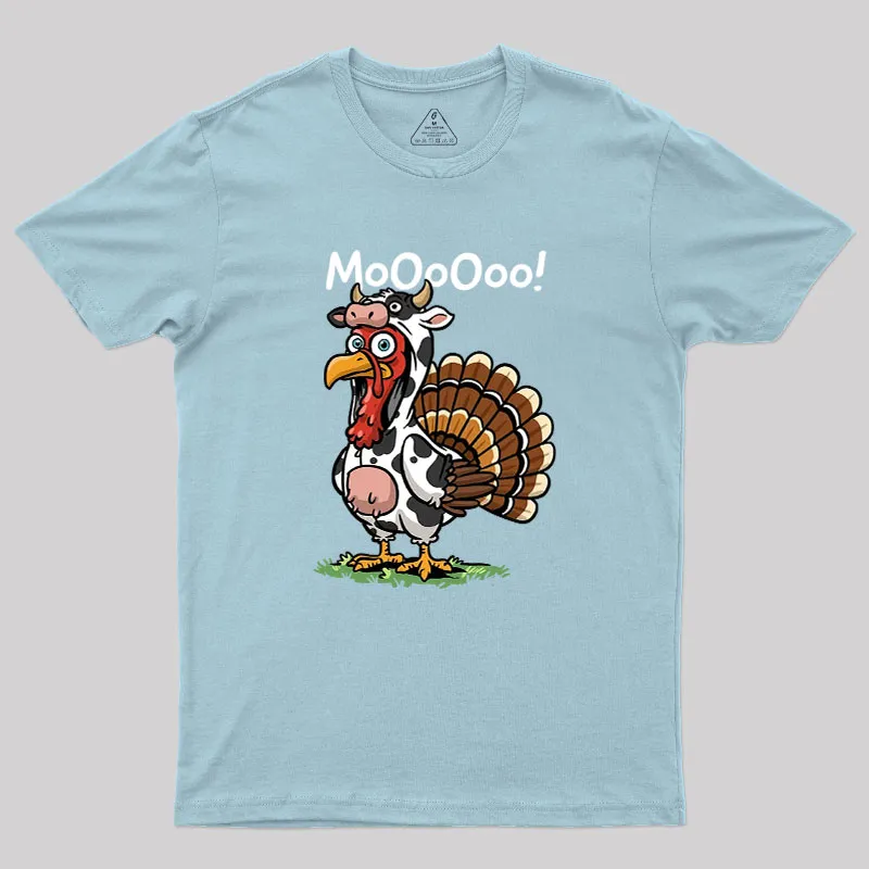 Turkey Moo Geek T-Shirt - Image 9