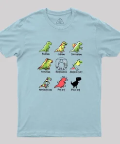 Alternative view of Dino Art Geek T-Shirt