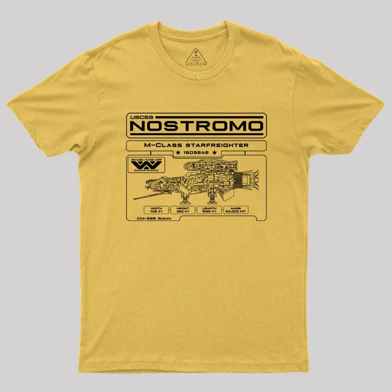 Nostromo Blueprint T-Shirt - Image 5