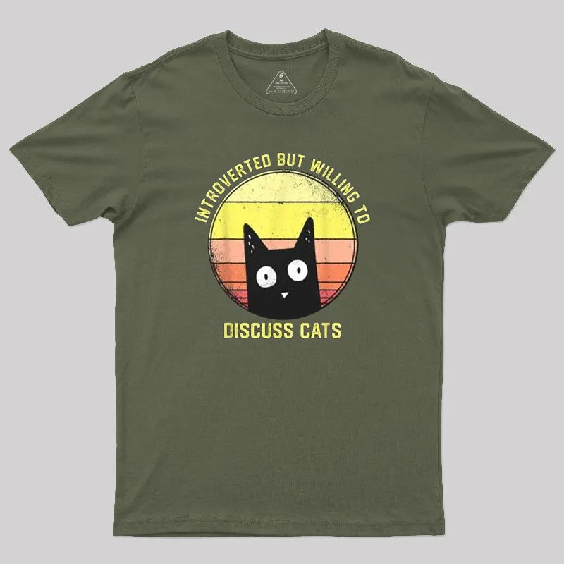 Discuss Cat T-Shirt - Image 3