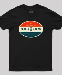 Alternative view of Tardis Travel Geek T-Shirt