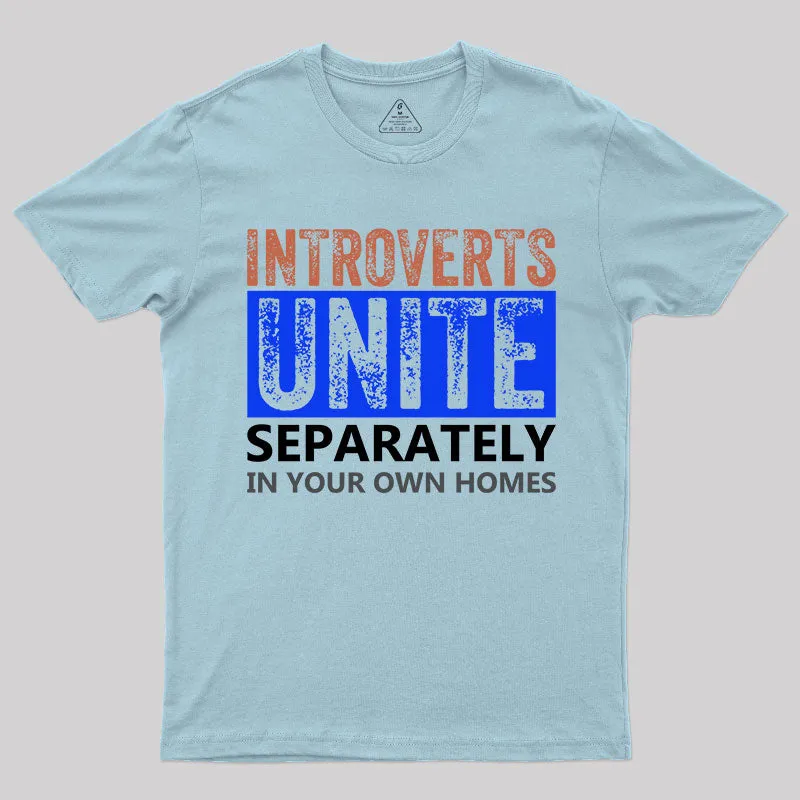 Introverts Unite Separately T-Shirt - Image 9