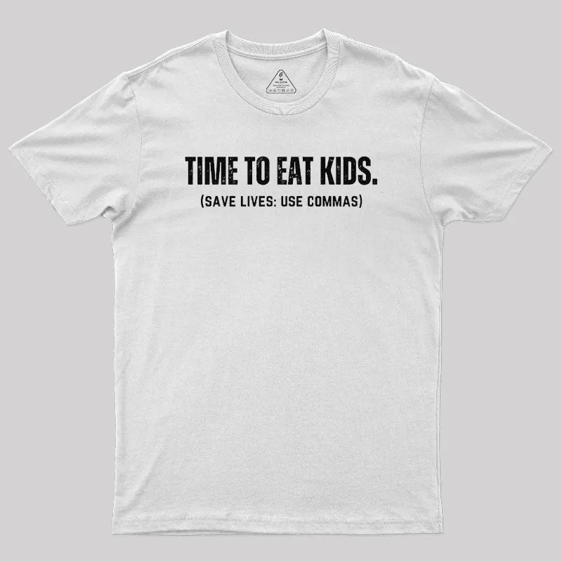 Save Lives Use Commas - Punctuation T-Shirt - Image 11