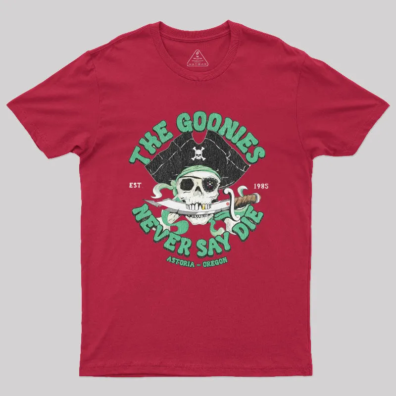 The Goonies - Never Say Die T-Shirt - Image 8