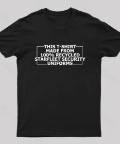 Alternative view of 100% Recycled Starfleet Security Geek T-Shirt