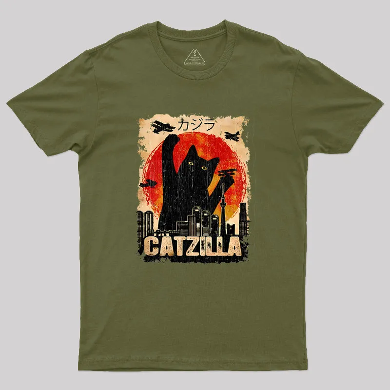 Black Cat Geek T-Shirt - Image 3