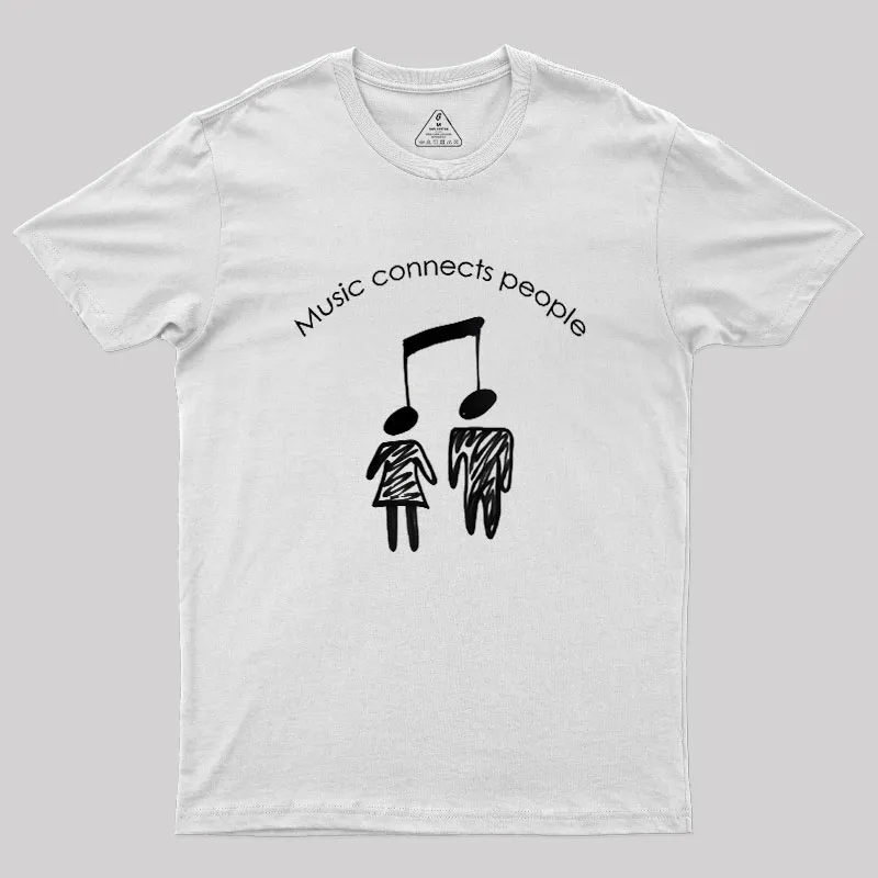 Music Contact People Geek T-Shirt - Image 11