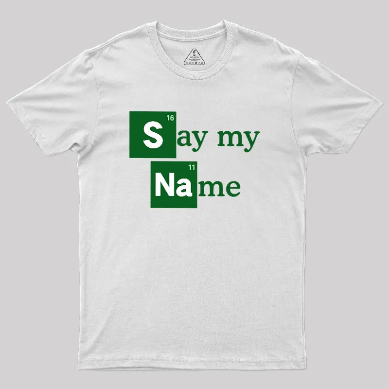 Elemental Name Geek T-Shirt - Image 2