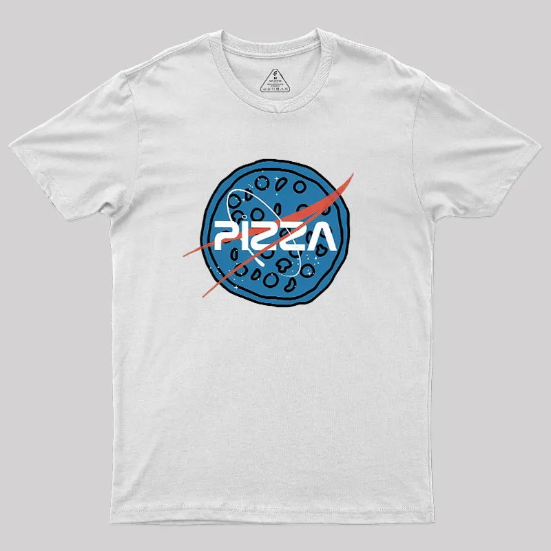 Space Pizza Geek T-Shirt - Image 11