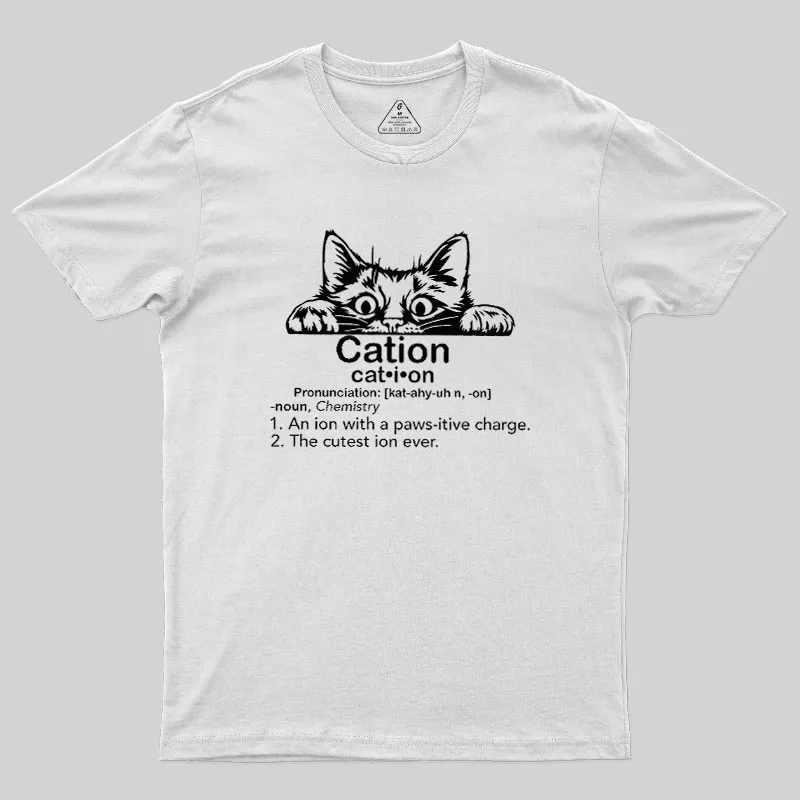 Cat-tion Geek T-Shirt - Image 9