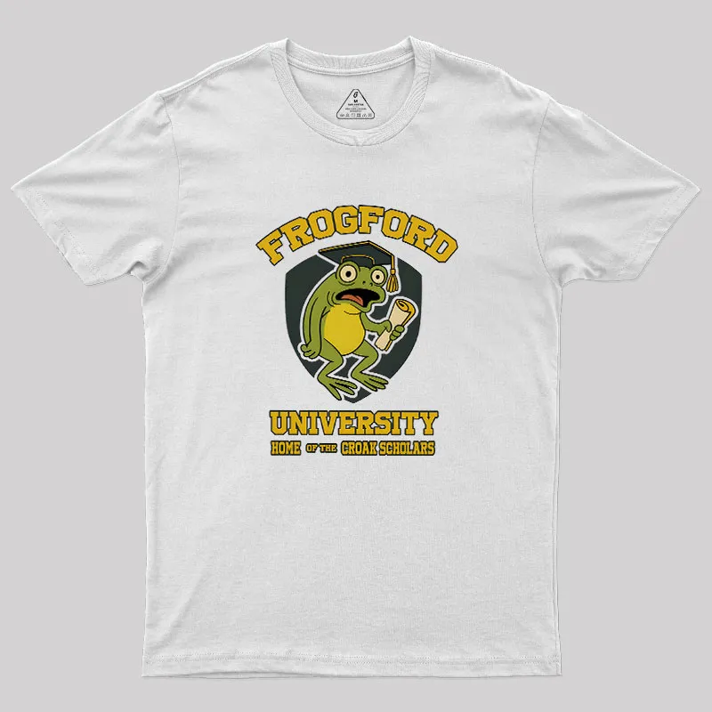 Frogford University – Home of the C Geek T-Shirt - Image 11
