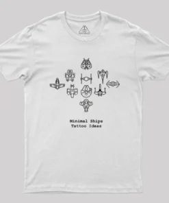 Minimal Ships Geek T-Shirt