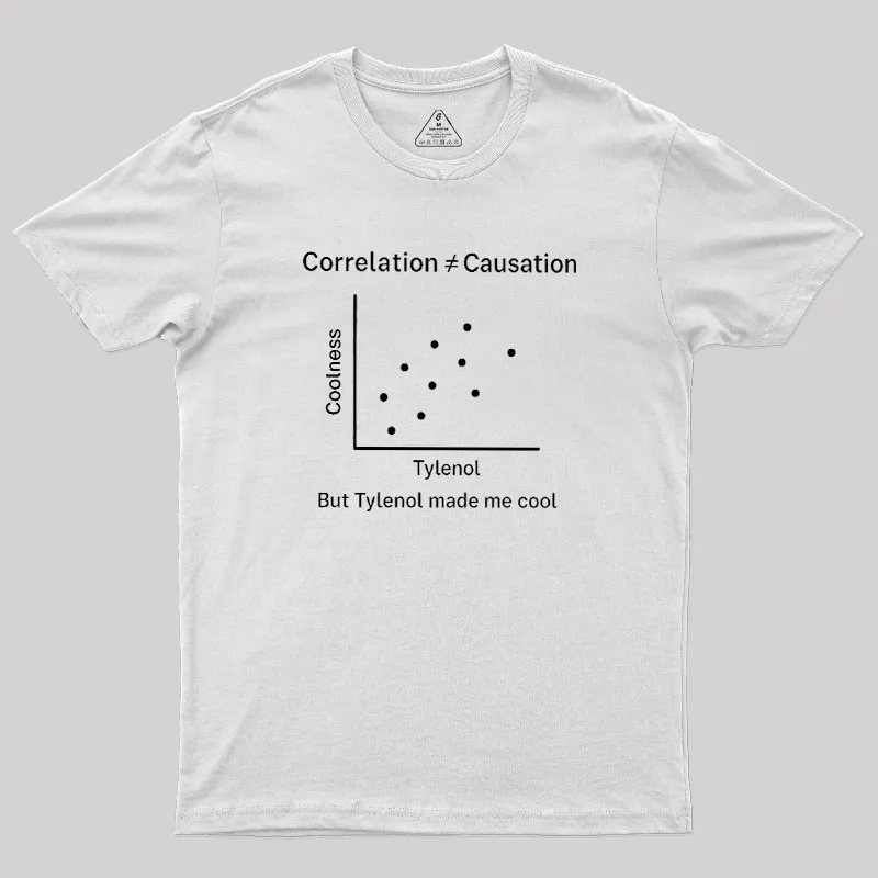 Tylenol Made Me Cool Geek T-Shirt - Image 11