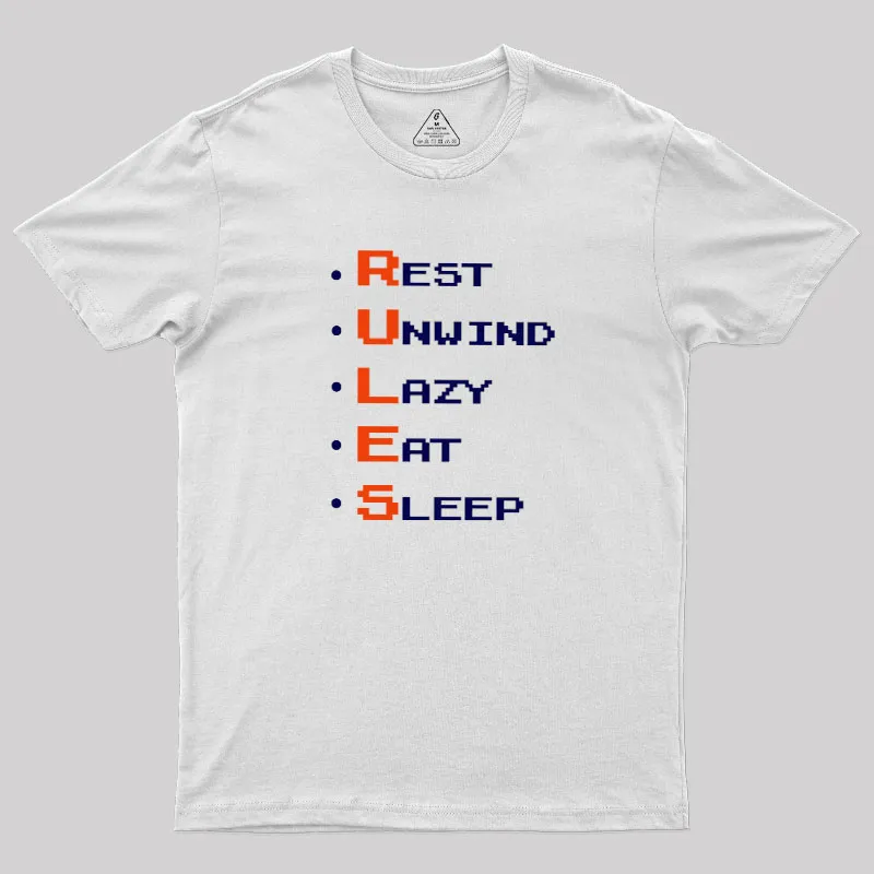 RULES Geek T-Shirt - Image 11
