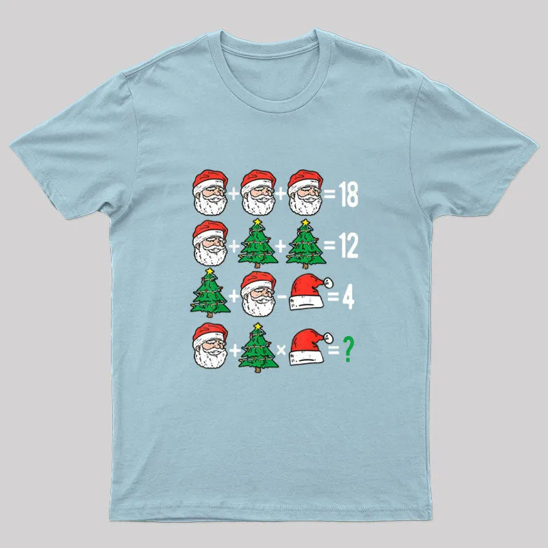 Christmas Math Operations T-Shirt - Image 4