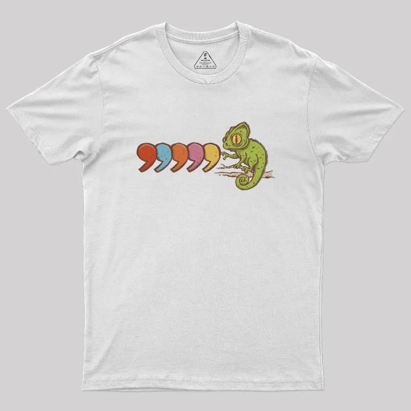 Comma Chameleon Geek T-Shirt - Image 11