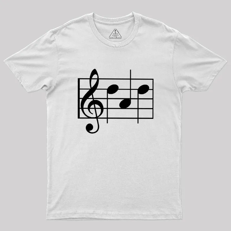 Musical Notes Dad Geek T-Shirt - Image 11