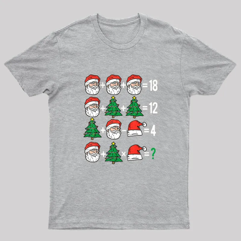 Christmas Math Operations T-Shirt - Image 5