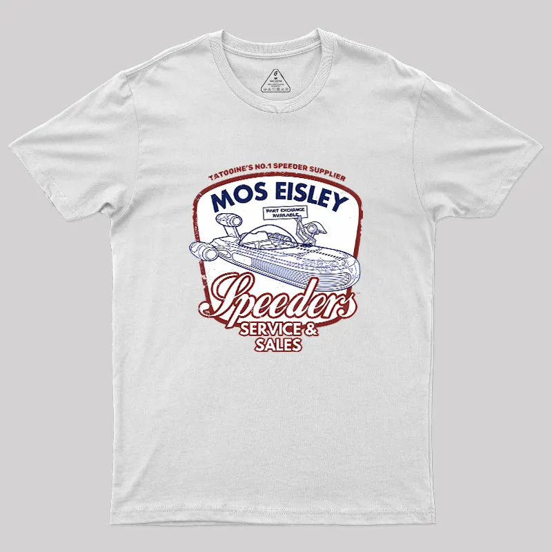 Mos Eisley Speeders Geek T-Shirt - Image 10