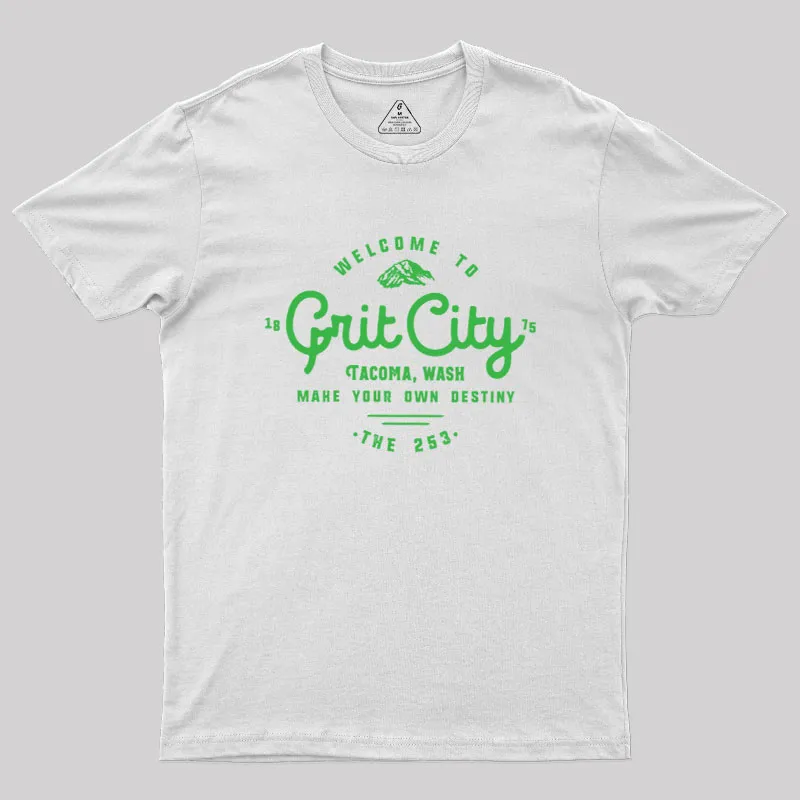 Grit City Tacoma Washington Geek T-Shirt - Image 9