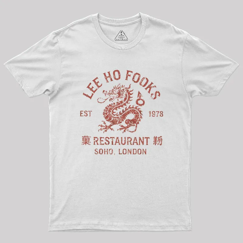Lee Ho Fooks Chinese Restaurant Soho London Geek T-Shirt - Image 7