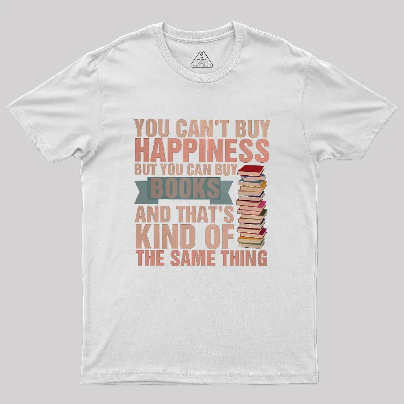 Books=Happiness Geek T-Shirt - Image 7