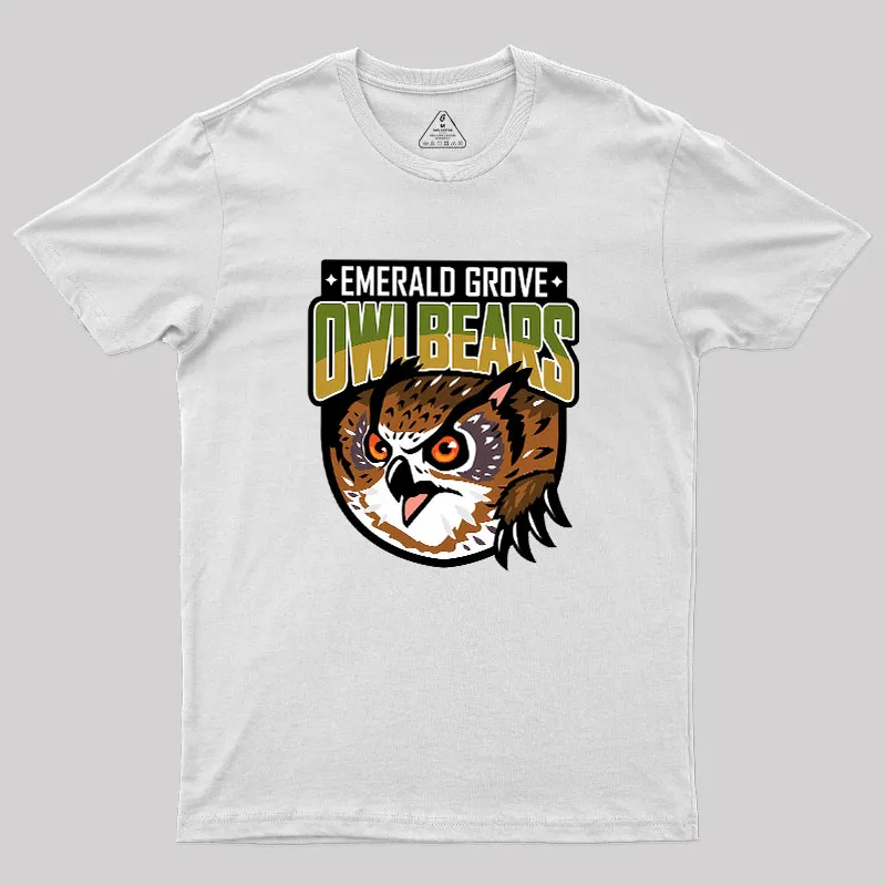 Emerald Grove Owlbears Geek T-Shirt - Image 11
