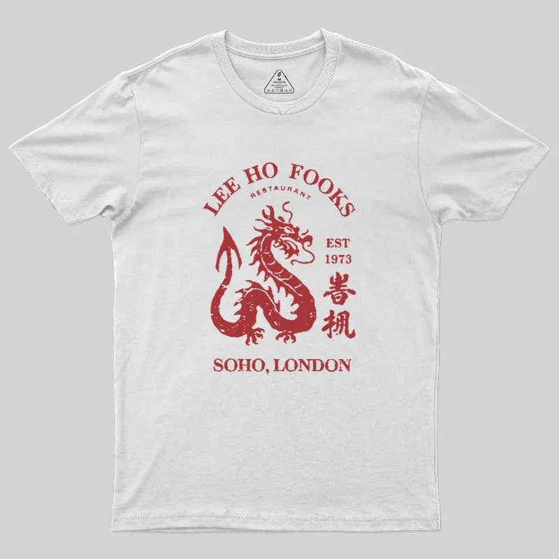 Lee Ho Fooks Red Print Geek T-Shirt - Image 7