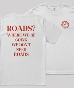 Alternative view of Roads Front and Back Printed Geek T-Shirt