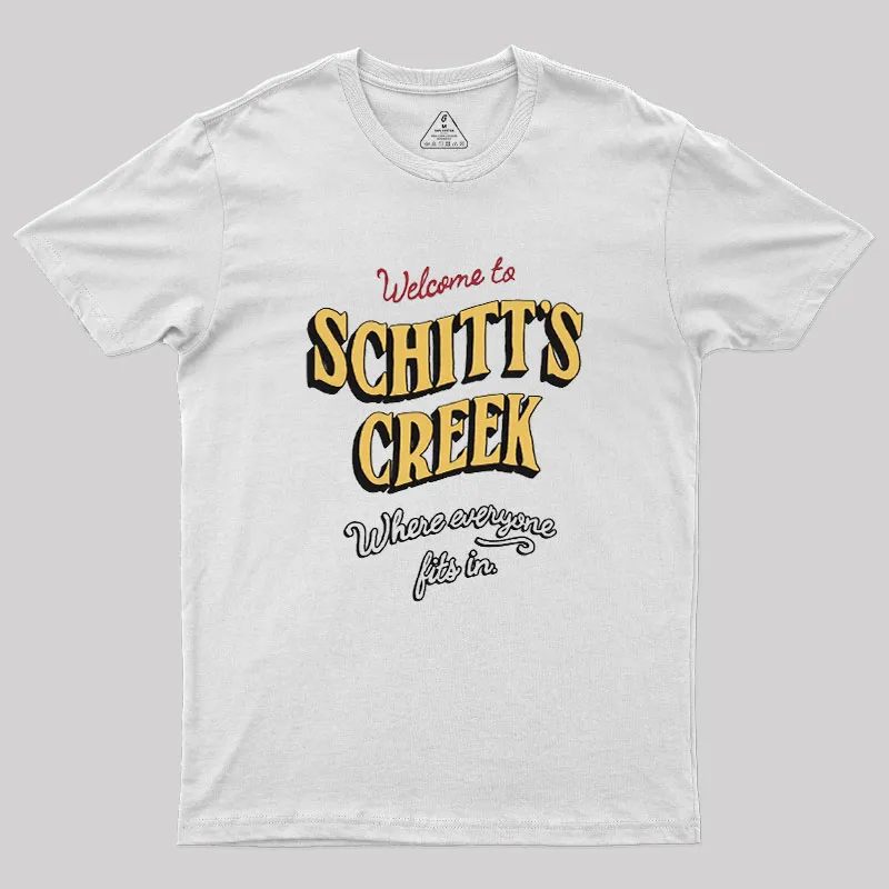 Schitt's Creek Welcome Sign Geek T-Shirt - Image 7
