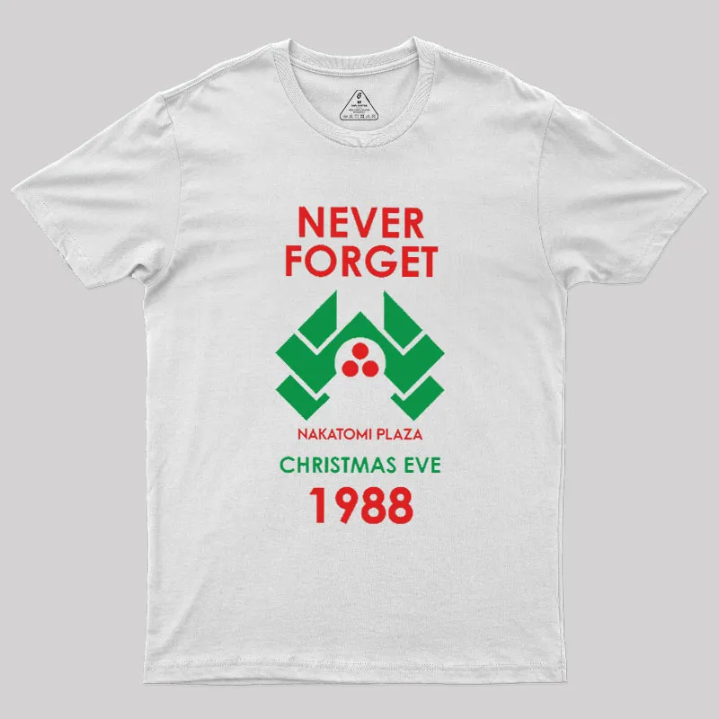 Never Forget 1988 Christmas Eve Geek T-Shirt - Image 7