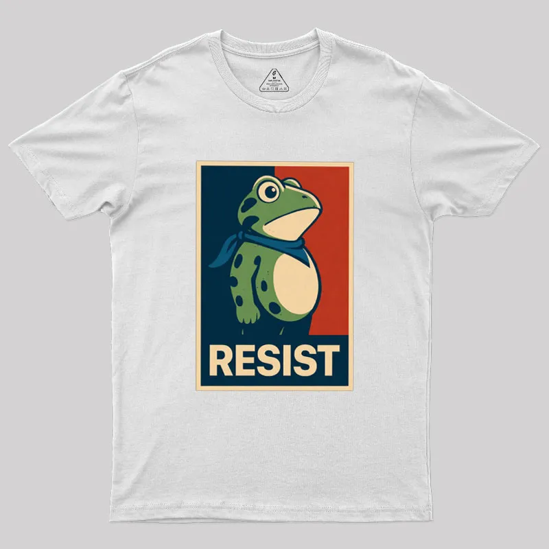 Frog Protest Geek T-Shirt - Image 11