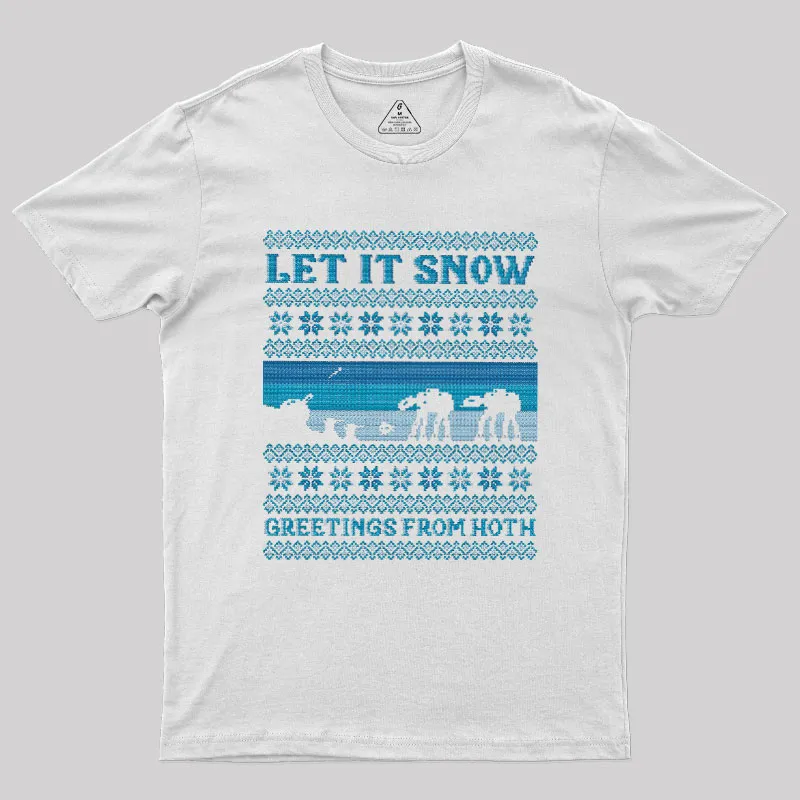 Let It Snow Geek T-Shirt - Image 7