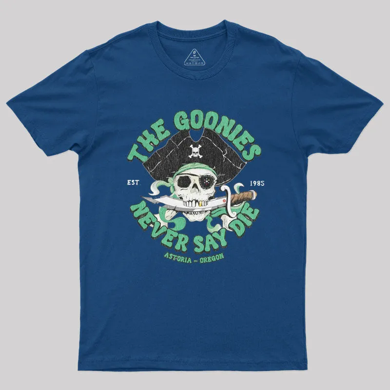 The Goonies - Never Say Die T-Shirt - Image 2