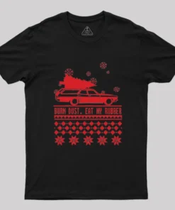 Alternative view of Christmas vacation sweater Geek T-Shirt