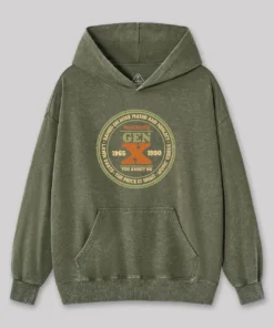 Alternative view of Raised on Hose Water and Neglect Washed Hoodie
